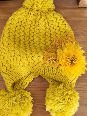 Σκούφος σαν καινούργιος κίτρινος