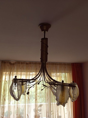 Vintage ceiling chandelier, luxury design