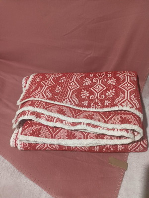 Vintage traditional woven blanket "Karameloti" like new, 1.70x2.00m