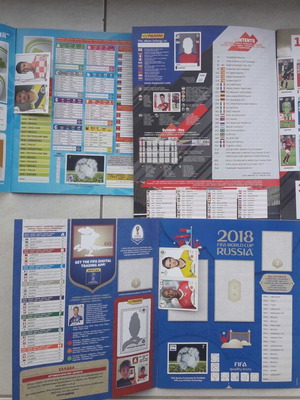 Panini 3 албума стикери нови с неотворени стикери