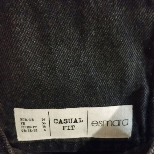 Women's salopette like new, extra small, black cotton