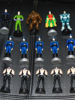 DC Comics φιγούρες μεταχειρισμένες, σετ 19, Made in Germany 2000