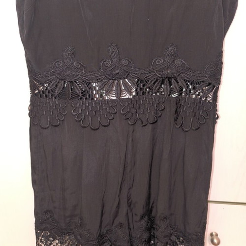 BSB Black Playsuit like new with lace details