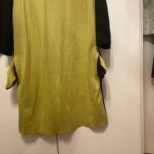 Benetton dress size L black and green like new