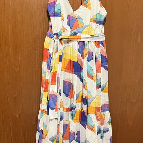 Karavan summer dress with umbrella print, size S/M