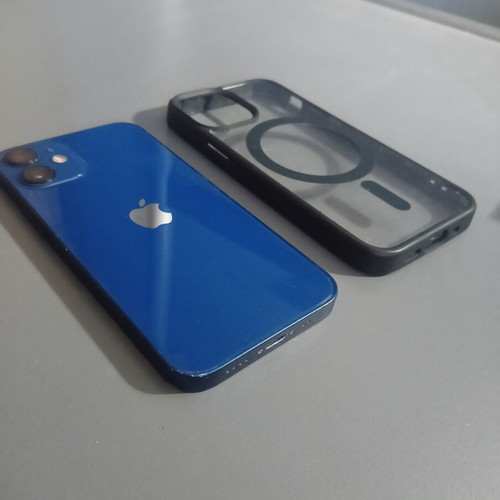 Apple iPhone 12 Mini blue 64GB like new with accessories