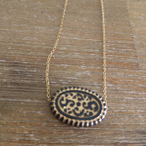 Handmade steel necklace