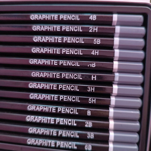 Pencils for drawing like new, unused