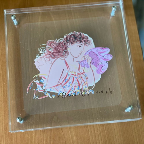 Stathopoulos decorative piece in plexiglass new, numbered collectible