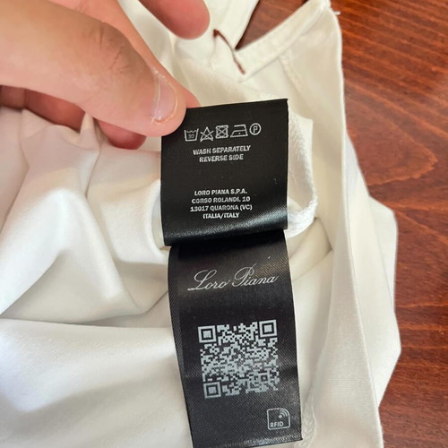Loro Piana Ray T-shirt, white, size M