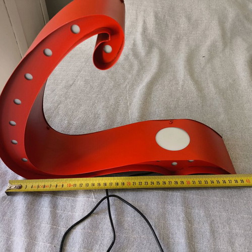 Design LED lamp used, red, modern style