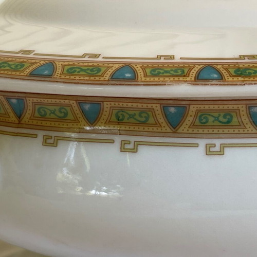 Wm Guerin Limoges oval soup tureen used antique