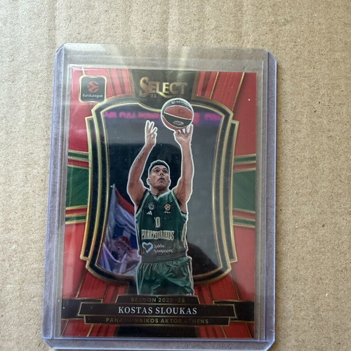 Panini Select EuroLeague Premier Level Kostas Sloukas card like new, Panathinaikos
