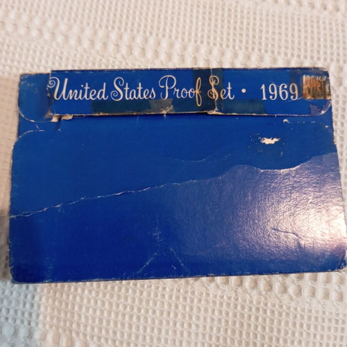 1969 U.S Proof Set new, silver coins