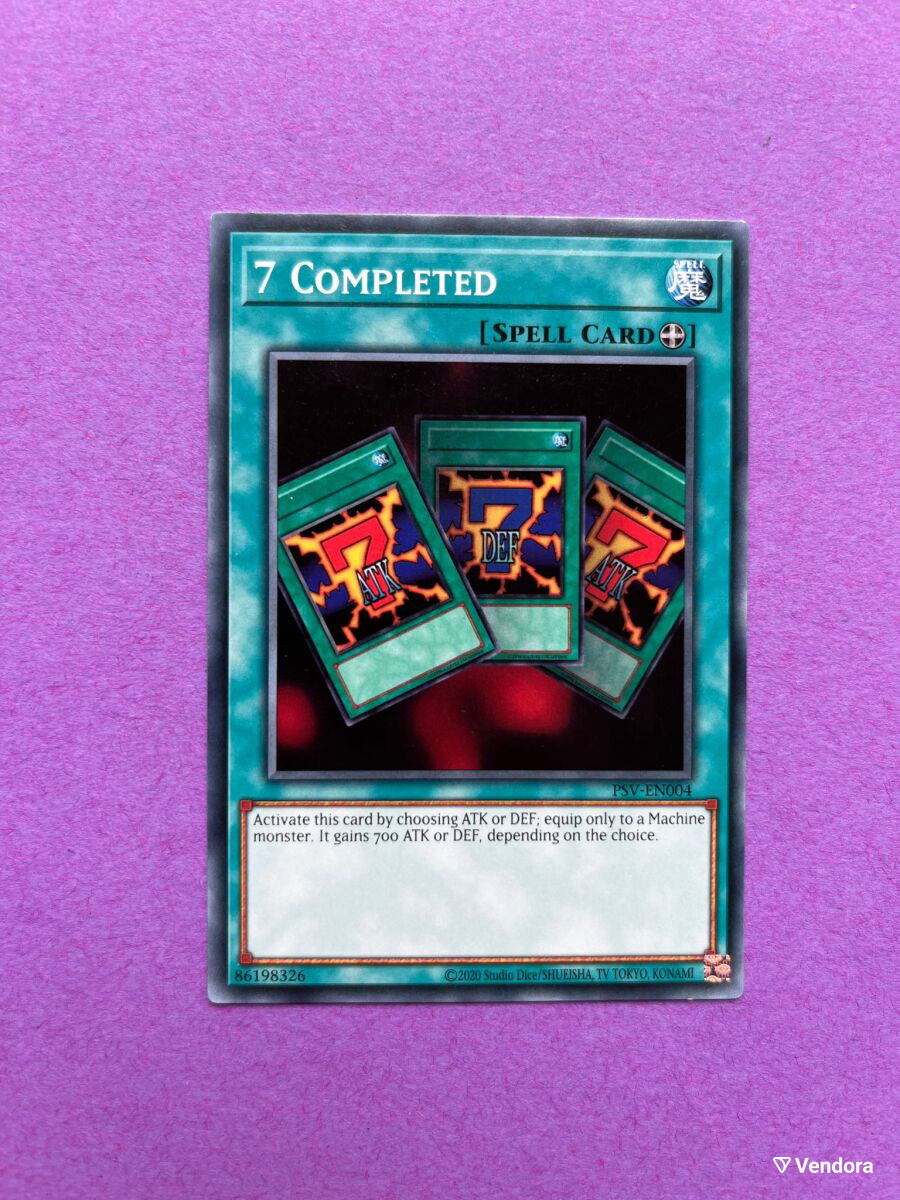Κάρτα Yu-Gi-Oh! 7 Completed σαν καινούργια - € 0,35 - Vendora.gr