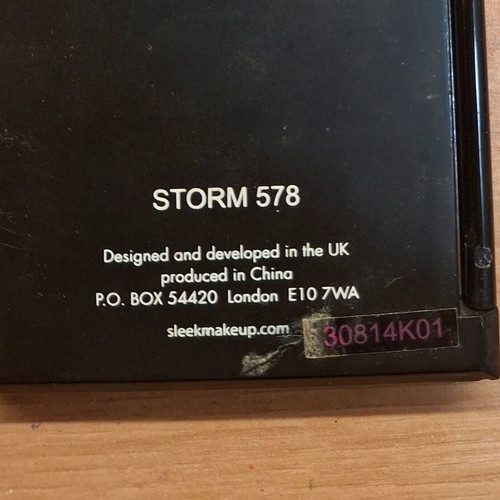 Sleek eyeshadow palette Storm like new