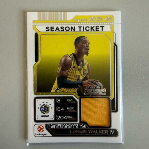 Lonnie Walker IV Patch EuroLeague new
