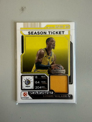 Lonnie Walker IV Patch EuroLeague new