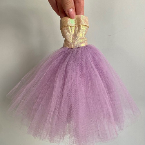 Vintage Puff Dress for Bibi-Bo doll used