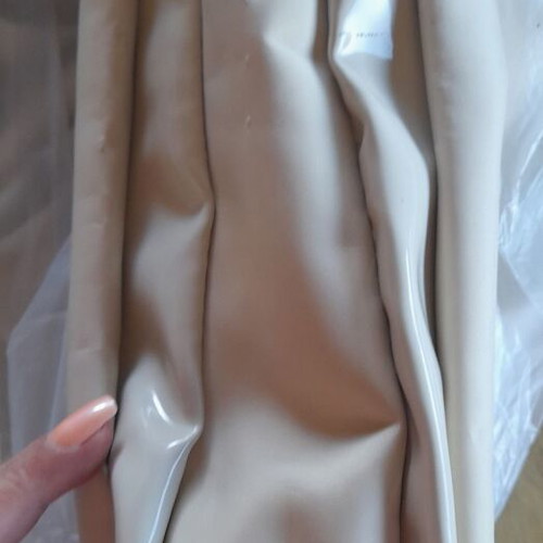 Laura Biagiotti Shoulder Bag like new, waterproof PVC beige