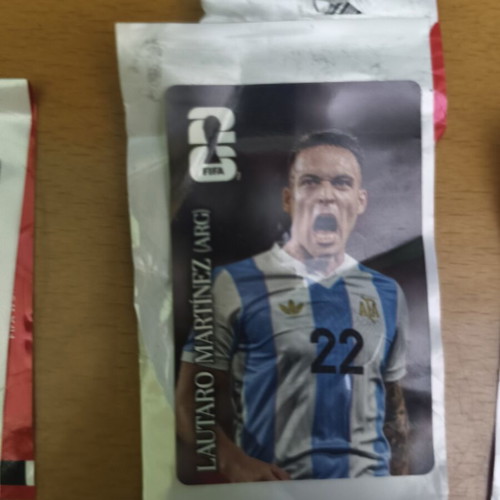 CC World Cup football stickers pack of 6