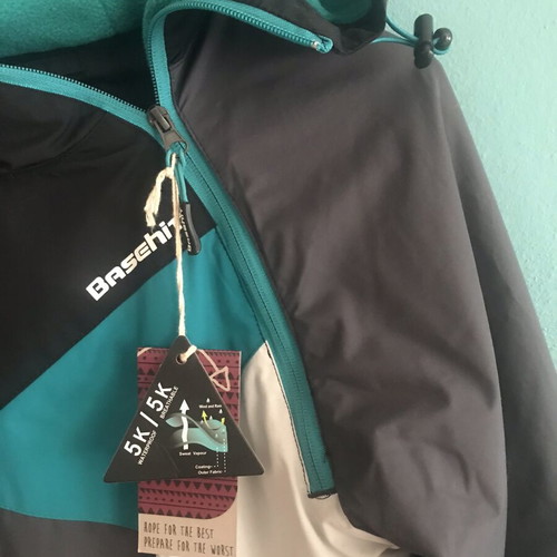 Basehit women's waterproof jacket with hood and fleece lining new