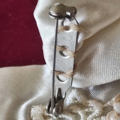 Handmade women's ties, pearl necklace tie and satin lace tie