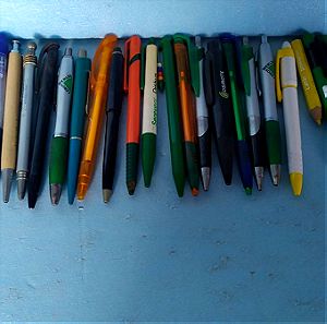 στυλό,διάφορα,πένα,τεμάχια=26,τιμή για ολα μαζί ειναι 10€