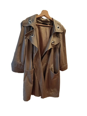 Chrisper trench coat used, size XL, beige