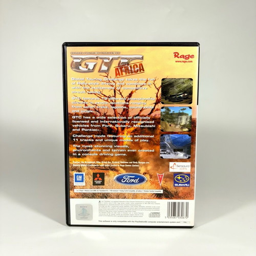 GTC Africa PlayStation 2 game used, complete with manual