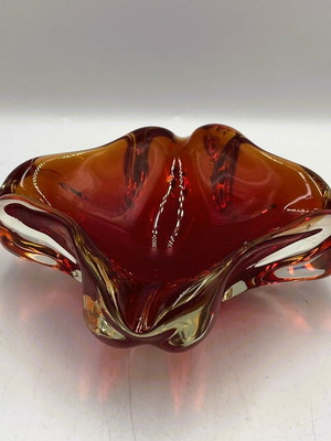 Vintage Murano glass bowl like new, Italy 1950–1970