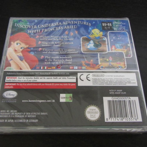 Disney's The Little Mermaid Nintendo DS new sealed