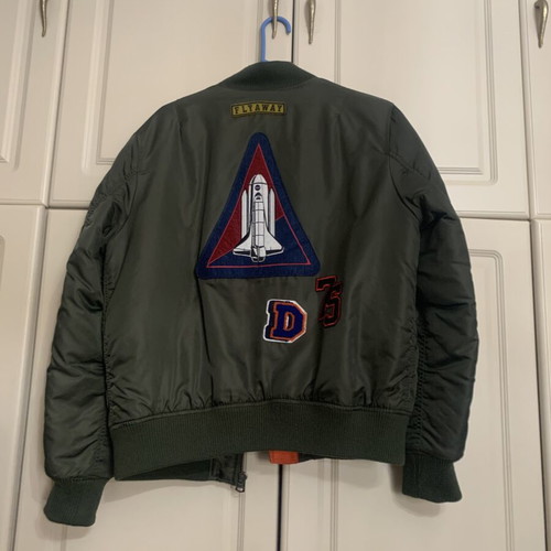 Zara men's jacket like new, green, size L