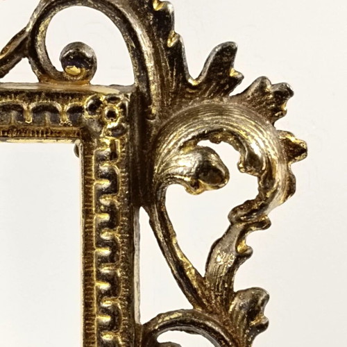 Massive brass frame large used with ornate design