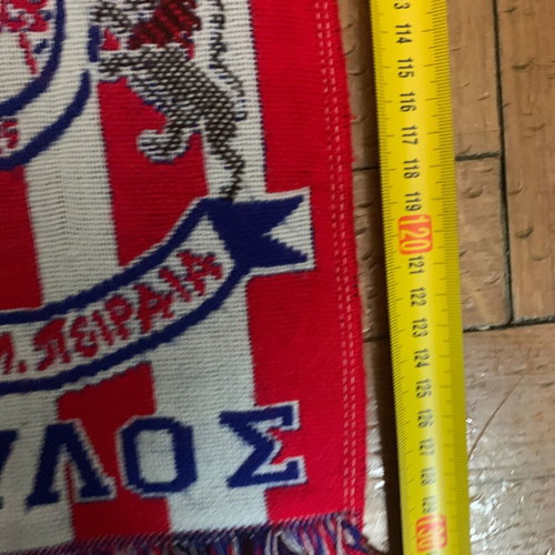 Olympiakos scarf 1995, excellent condition