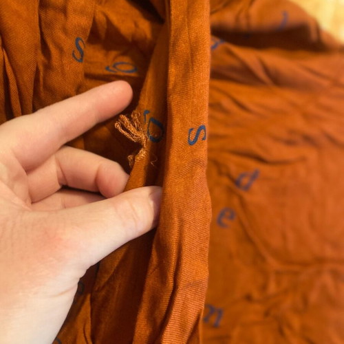 Maxi dress like new, brown and red, size S