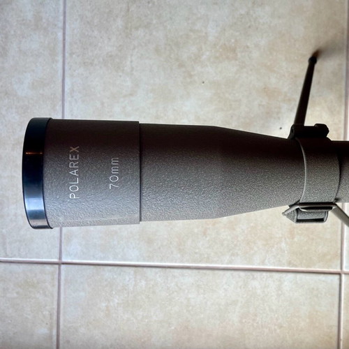 Polarex 70mm vintage telescope like new with tripod collectible