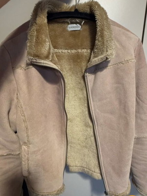 Unisex Fur Coat like new, beige, size M