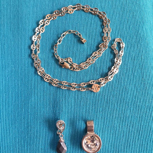 Dyrberg/Kern necklace like new with gift earring and pendant