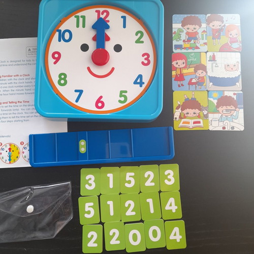 Learn the Time educational toy used