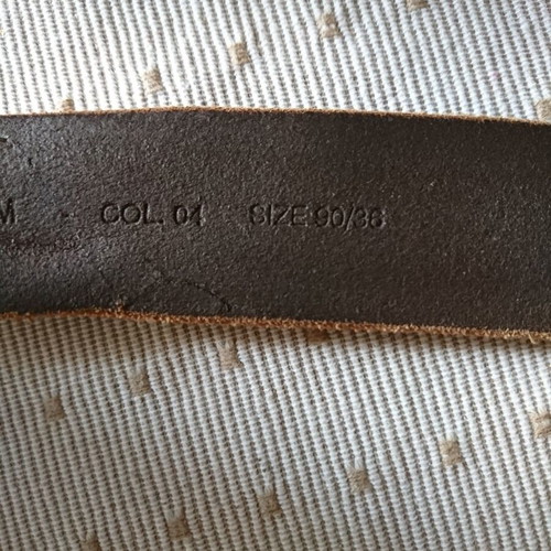 Diesel women's belt genuine leather 90/36 like new brown adjustable