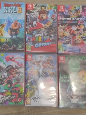 Παιχνίδια Nintendo Switch σαν καινούργια, πακέτο 6 τεμαχίων
