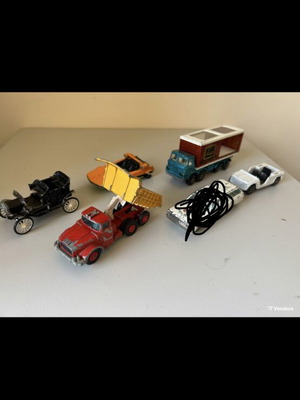 Old Matchbox and other toy cars