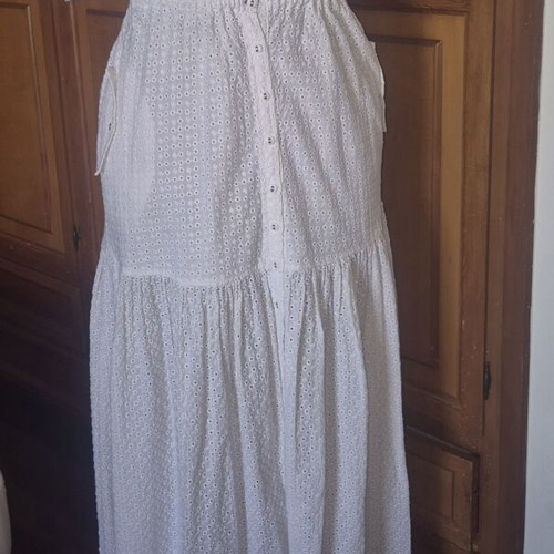 Zini Broderie Dress like new, size 38, white