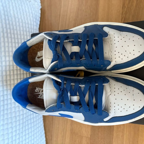 Air Jordan 1 Elevate Low shoes used, size 40.5, white and blue