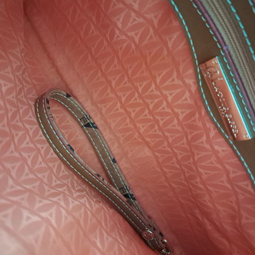 La Tour Eiffel crossbody bag like new, brown with gold details