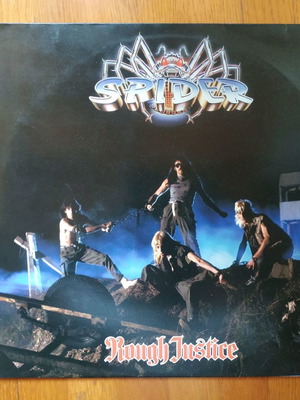 Spider Rough Justice LP 1986 από Ολλανδία μεταχειρισμένο