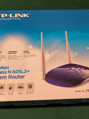 TP-LINK 300 Mbps ADSL2+ TD-8960N wireless modem router new sealed