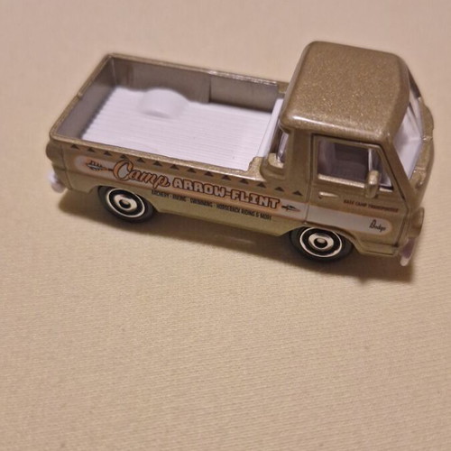 Matchbox 1966 Dodge A100 toy car light olive metallic camp arrow-flint vintage MBX '66 like new
