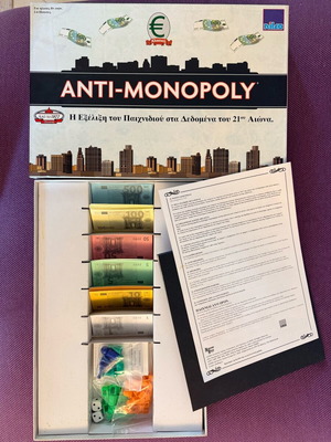 Anti-Monopoly board game like new